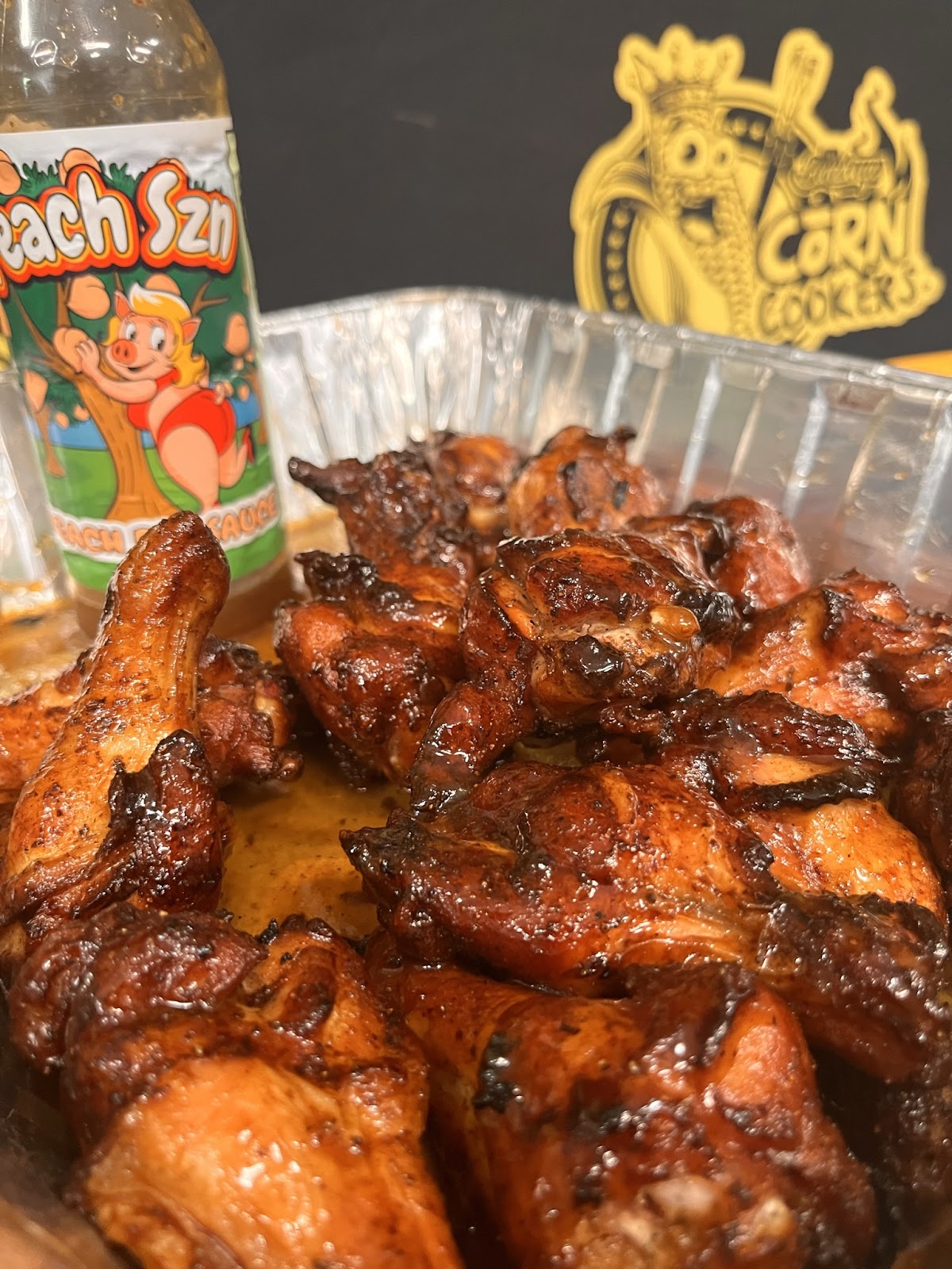 Smo-Fried Peach SZN Wings