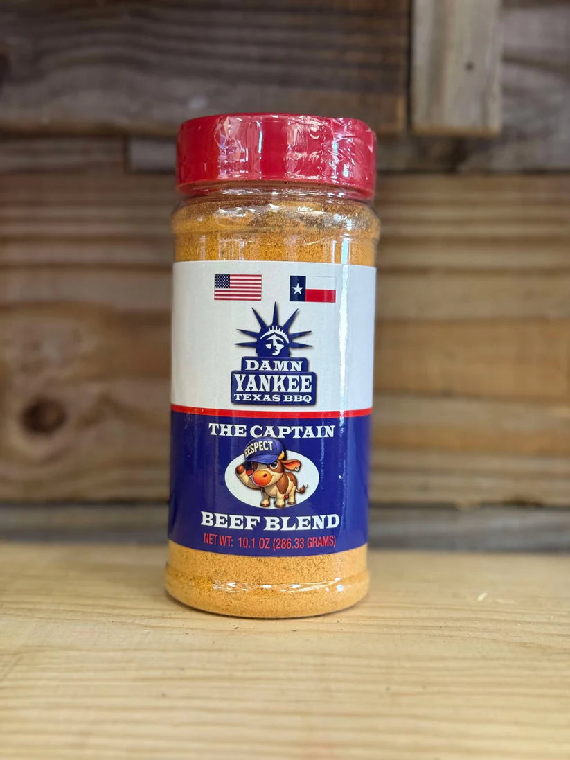 Damn Yankee Texas BBQ | The Captain Beef Blend