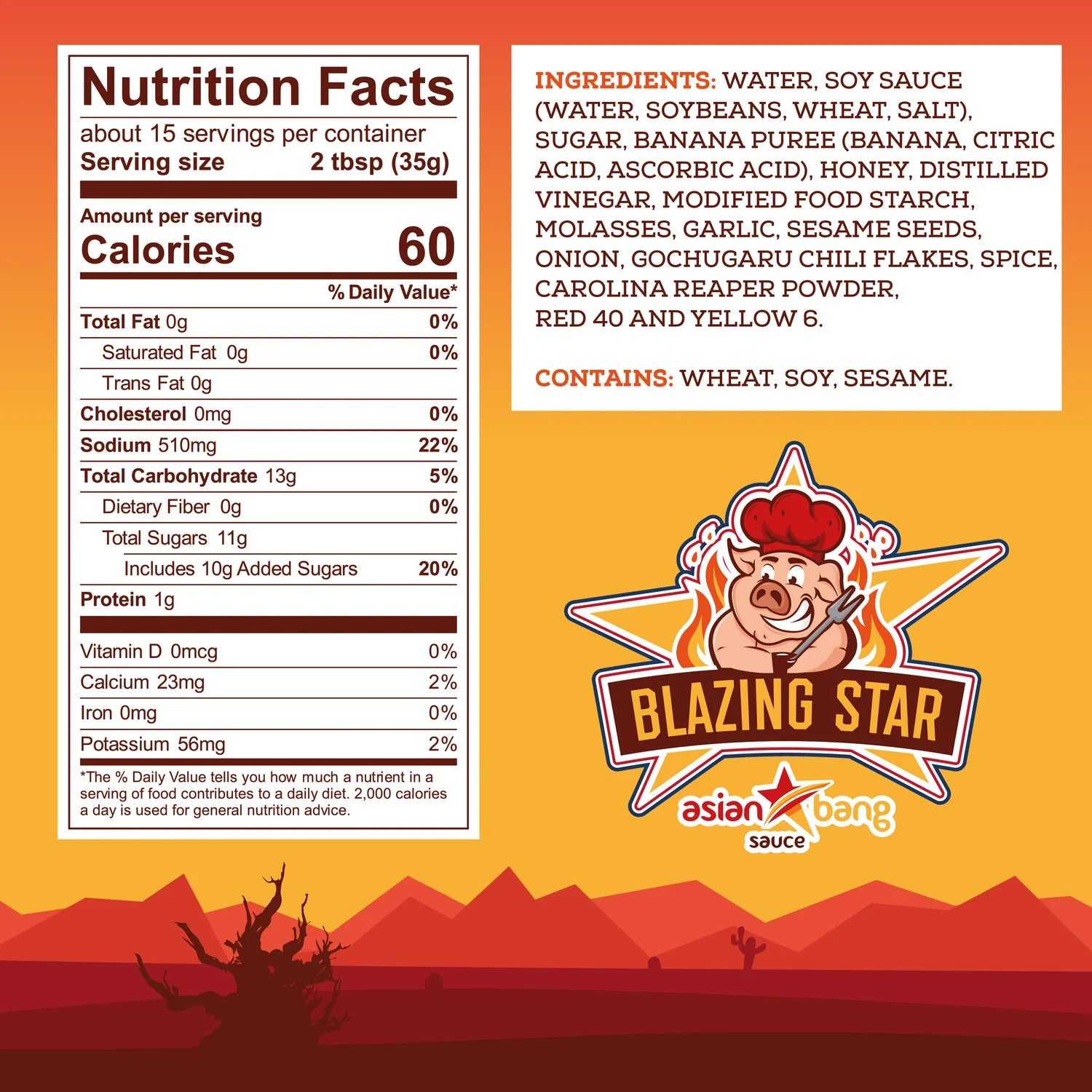 Blazing Star | Asian Bang Sauce*