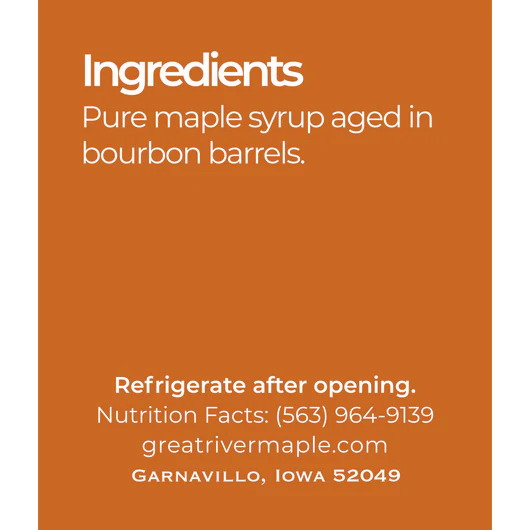 Great River Maple | Bourbon Aged Maple Syrup