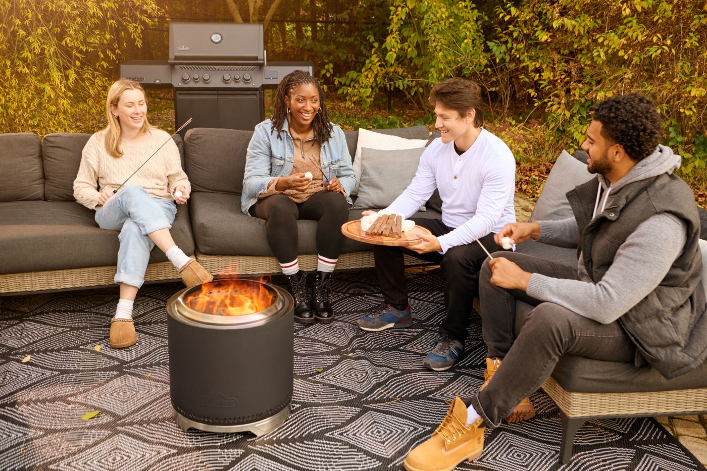 Napoleon® | Timberwolf® Smokeless Fire Pit