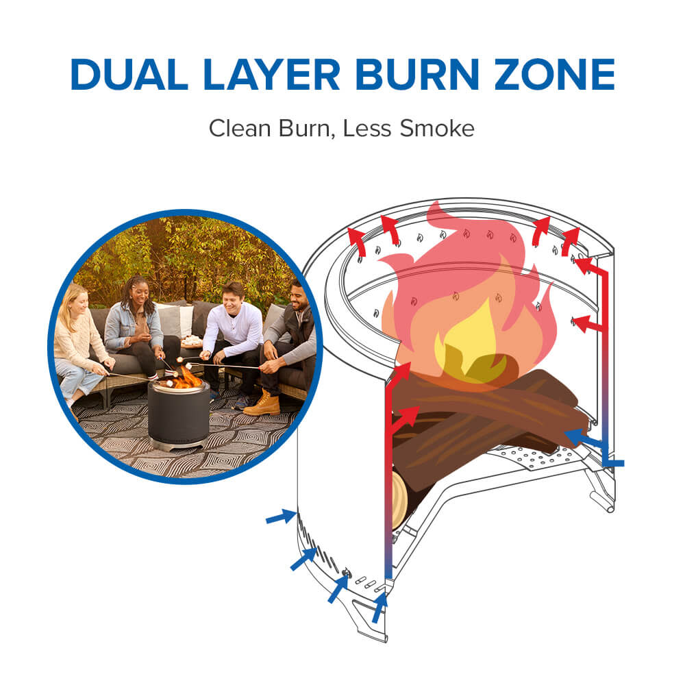 Napoleon® | Timberwolf® Smokeless Fire Pit