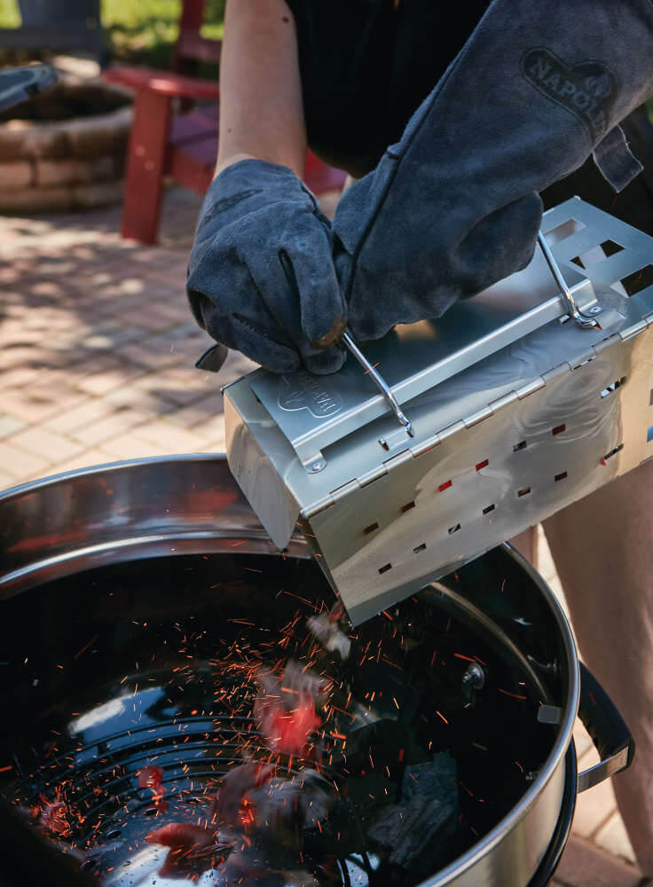 KETTLE SEAZN BREAK:  Napoleon | PRO 22 Charcoal Kettle Grill