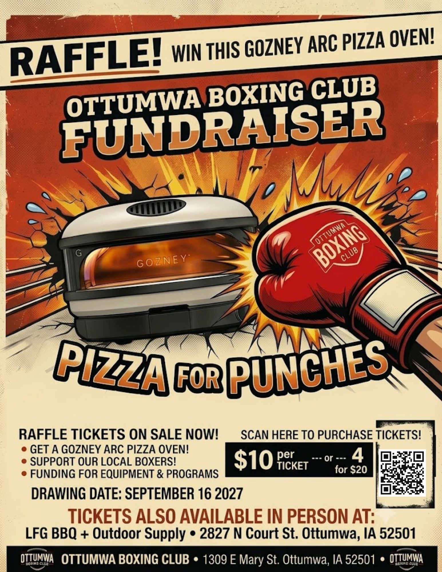 Pizza for Punches Boxing Club Fundraiser
