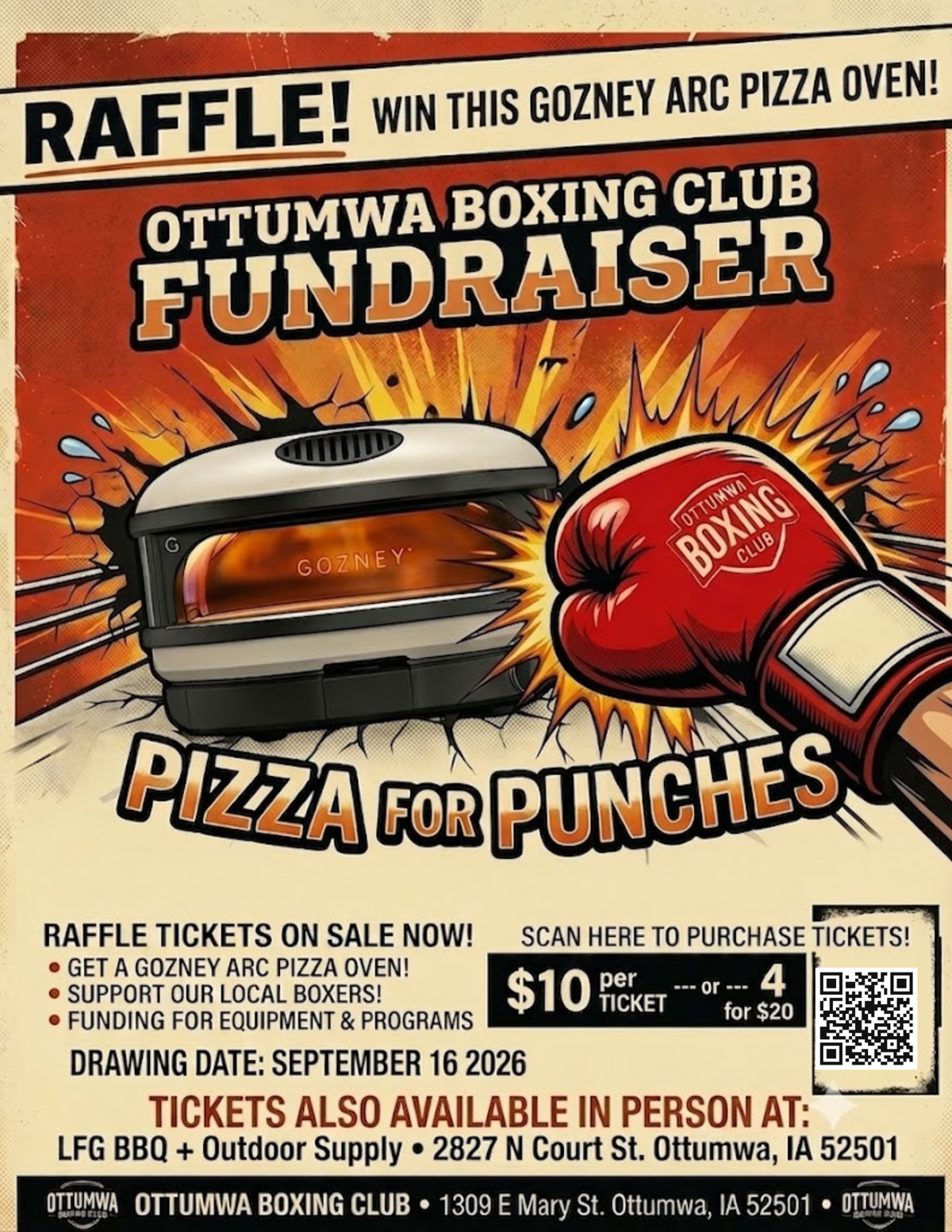 Pizza for Punches Boxing Club Fundraiser