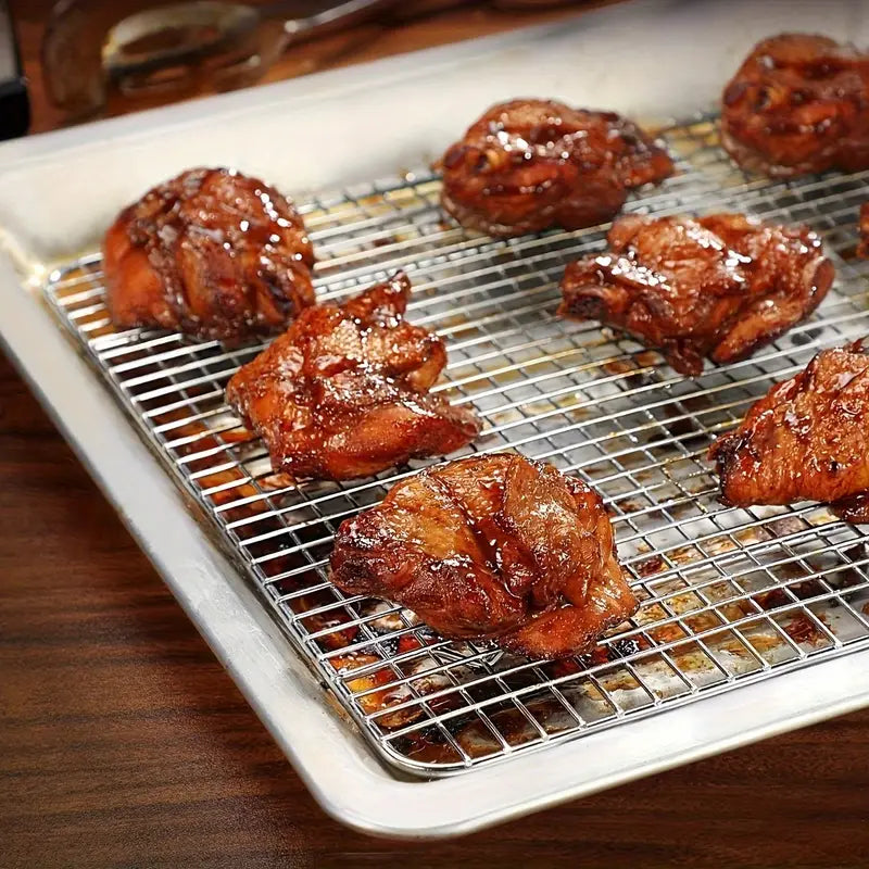 Stainless Steel Footed Wire Cooling Rack | LFB BBQ + Outdoor Supply