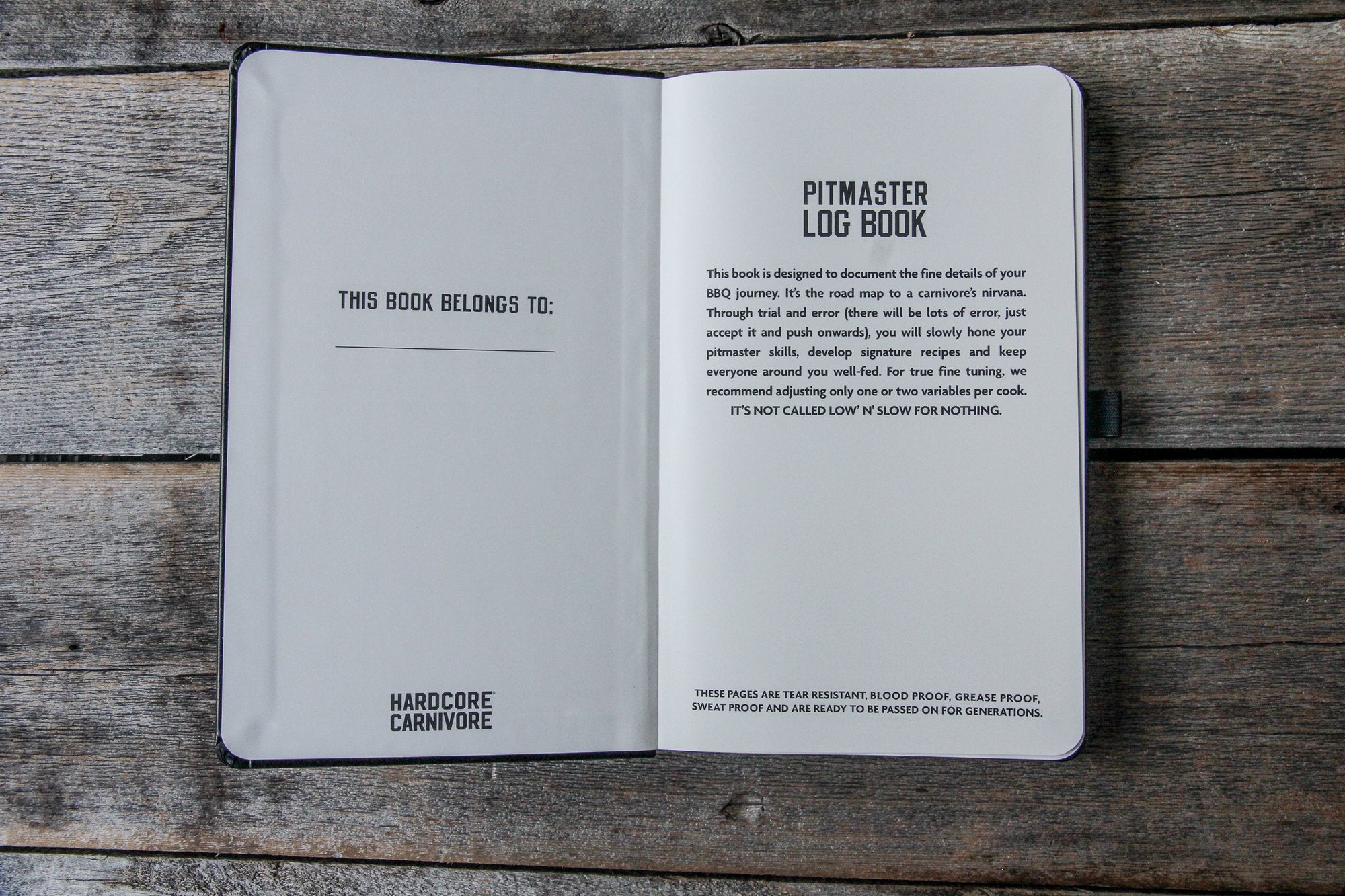 Hardcore Carnivore | Pitmaster Log Book: Blank Recipe Templates